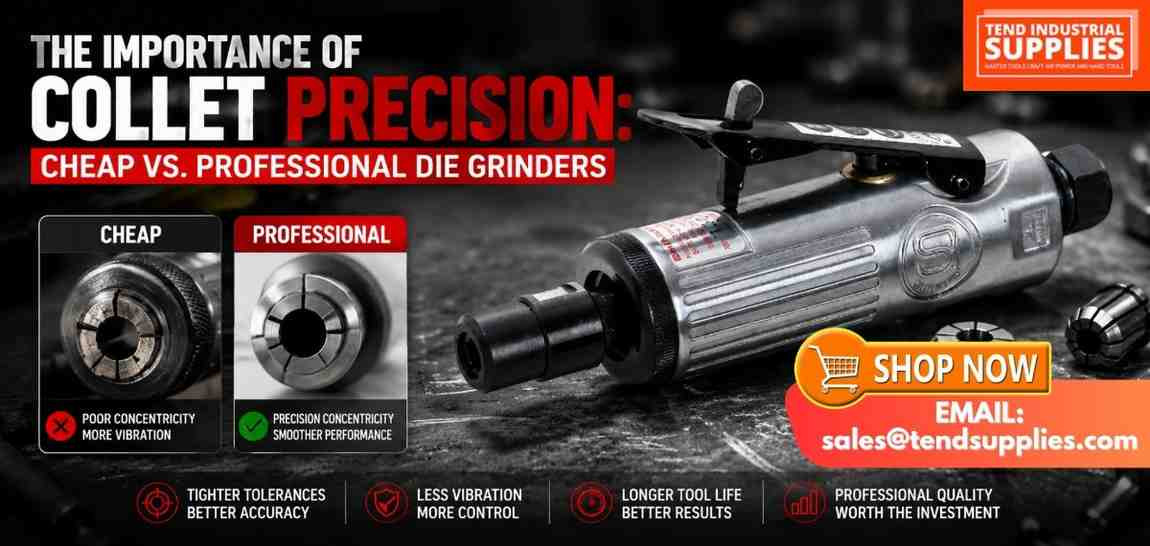 The Importance of Collet Precision: Cheap vs. Professional Die Grinders