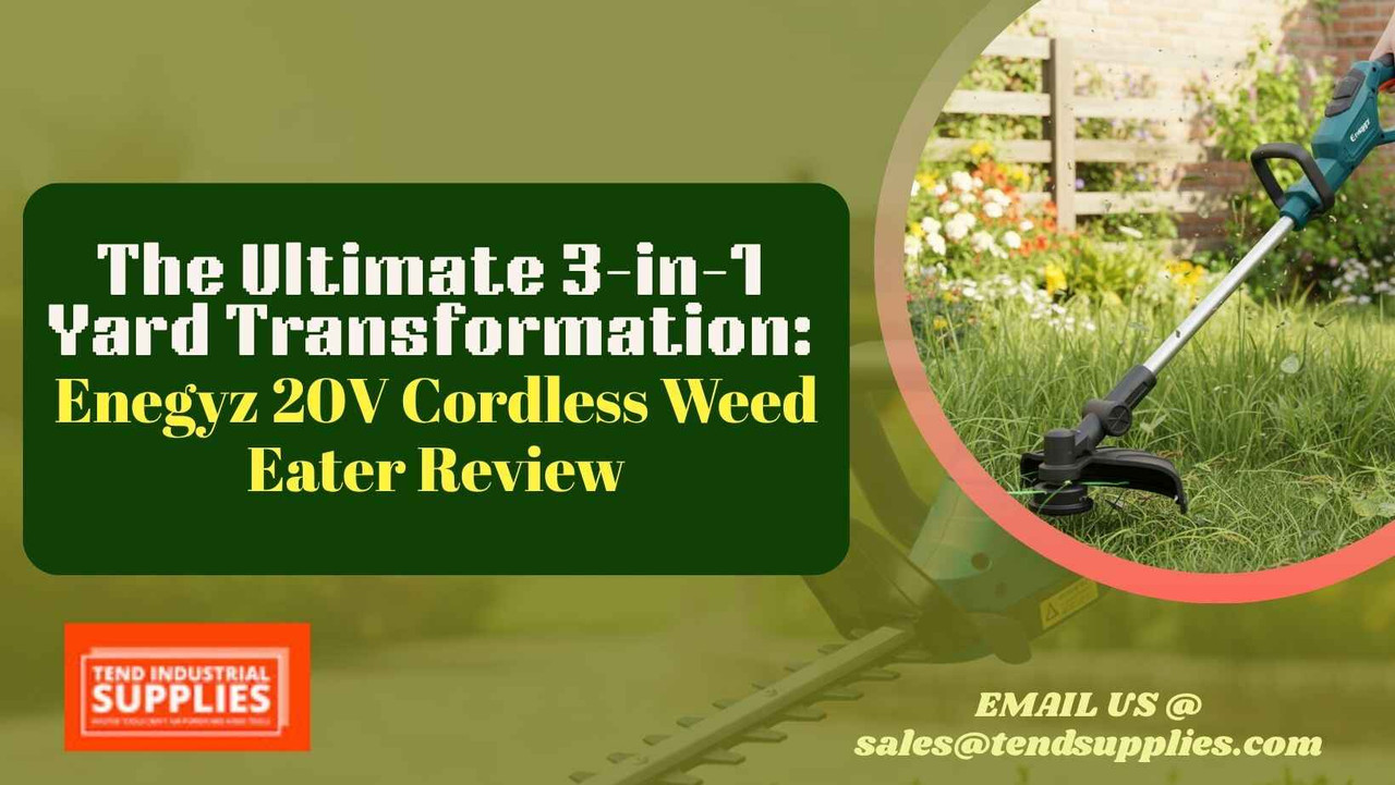 The Ultimate 3-in-1 Yard Transformation: Enegyz 20V Cordless Weed Eater Review