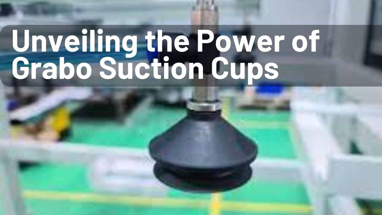 Unveiling the Power of Grabo Suction Cups: Revolutionizing Material Handling