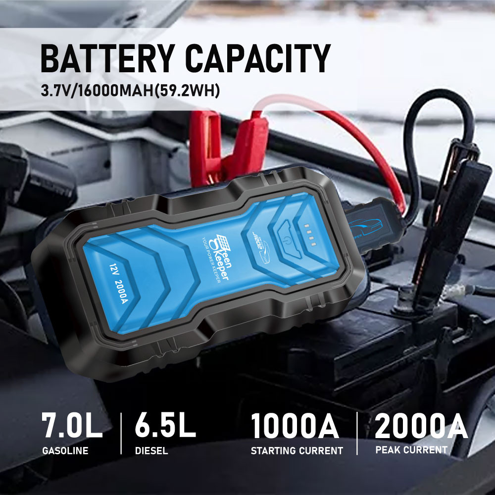 Green Keeper GK-J1202 Battery Jump Starter: Your 2000A Ultimate