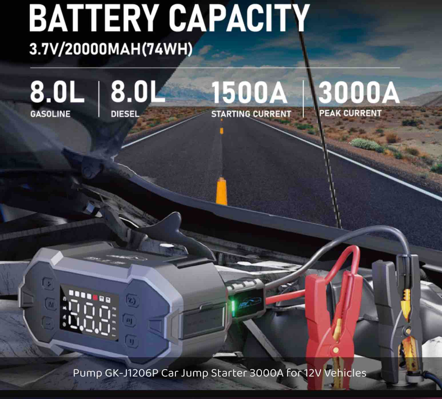 Green Keeper GK-J1206P: The Ultimate 3000A Portable Car Jump