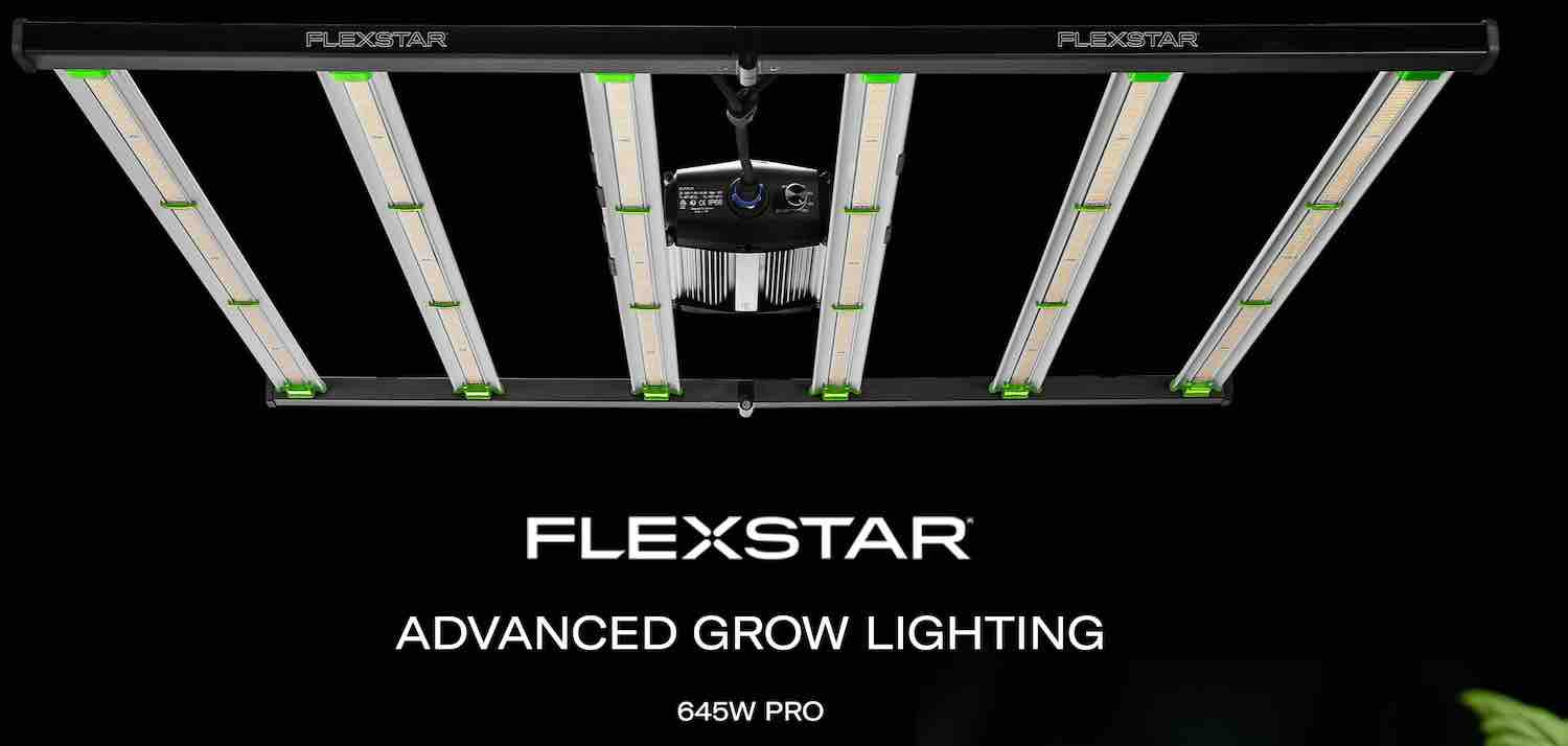 Flexstar 645W Foldable Dimmable LED Grow Light.