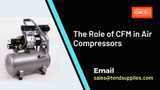 The Role of CFM in Air Compressors