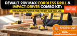DeWalt 20V MAX Cordless Drill & Impact-Driver Combo Kit: The Ultimate Power Pair for DIY and Pro Use