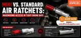 Mini vs. Standard Air Ratchets: Maximising Access in Tight Engine Bays