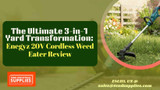 The Ultimate 3-in-1 Yard Transformation: Enegyz 20V Cordless Weed Eater Review