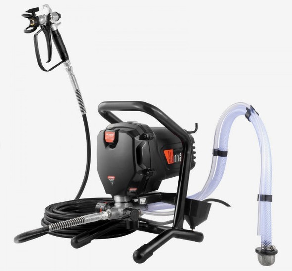 VEVOR Stand Airless Paint Sprayer, 3000PSI 750W Efficient Electric Airless Sprayer,for Home Interior and Exterior Furniture and Fences, Handheld Paint Sprayers, Fine and Even Painting Effect