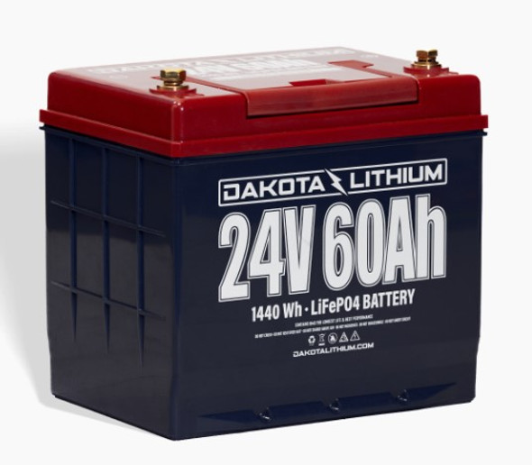 Dakota Lithium 24V 60Ah Deep Cycle LiFePO4 Battery