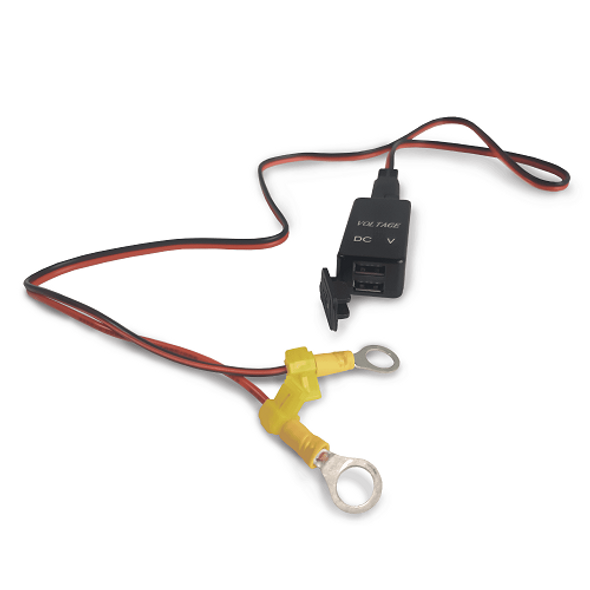 Dakota USB Phone Charger, Voltmeter, & Terminal Adapter Wiring Kit