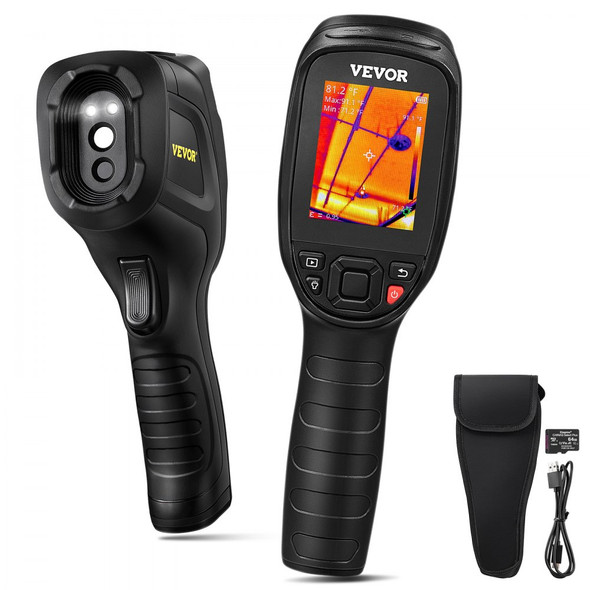 VEVOR SC240M Thermal Imaging Camera – 320x240 Super Resolution, 25Hz Refresh Rate & -4°F to 1022°F Range with 64GB Storage VEVOR SC240M Thermal Imaging Camera – 320x240 Super Resolution, 25Hz Refresh Rate & -4°F to 1022°F Range with 64GB Storage