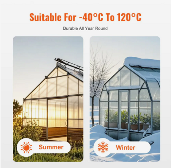 VEVOR 12 Pack Polycarbonate Greenhouse Panels, 2' X 4' X 0.24'' Roof Panels Sheets, Waterproof UV Protected Corrugated Plastic Roofing, Impact Resistance Clear Roofing Sheets for Greenhouse/Garden VEVOR 12 Pack Polycarbonate Greenhouse Panels, 2' X 4' X 0.24'' Roof Panels Sheets, Waterproof UV Protected Corrugated Plastic Roofing, Impact Resistance Clear Roofing Sheets for Greenhouse/Garden