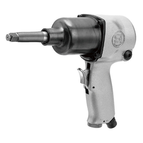 Shinano SI-1422T 1/2-inch square drive pneumatic impact wrench with 2-inch long anvil