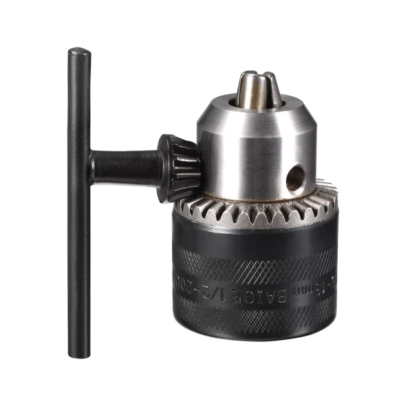 Heavy Duty 1/2" Keyed Drill Chuck Kit with SDS-Plus Round Shank Adapter