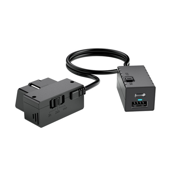 VIOFO OP100 OBD power adapter body for a quoted Mini-USB configuration