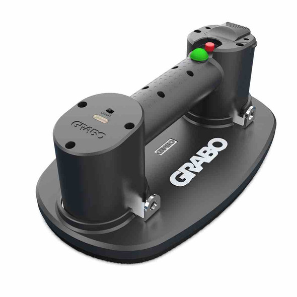 NEMO GRABO (1 Pan) - Electric Vacuum Suction Cup Lifter for Wood, Paving, Plaster, Marble, Tile & More (Lifts 375 Pounds) Model  NG-1B-FB-1S up view