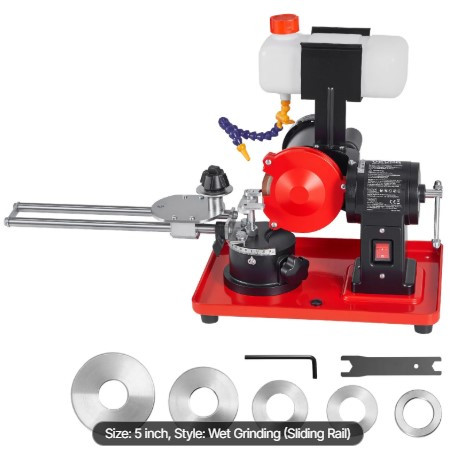 VEVOR Circular Saw Blade Sharpener with Water Tank, 370W, 3590RPM