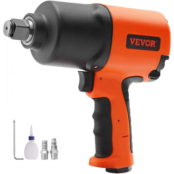 VEVOR pneumatic Air Impact Wrench 3/4"| 1870 ft-lbs Nut-Busting Torque | Twin Hammer Pneumatic Gun for Heavy Duty Truck & Auto Repair (Composite Body)