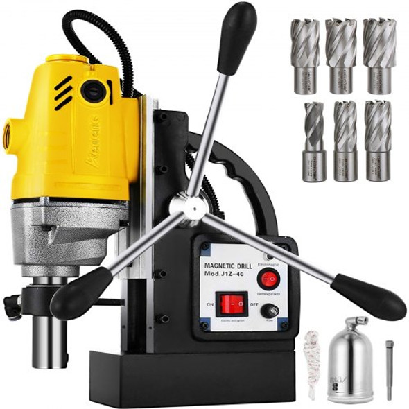 VEVOR 1100W Magnetic Drill Press with 1-1/2