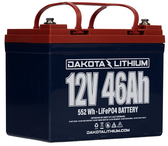 12V 46AH DAKOTA LITHIUM U1 LIFEPO4 BATTERY