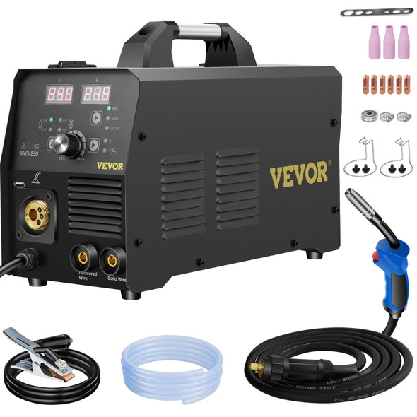 VEVOR 250Amp MIG Welder, Welding Machine 3 in 1, VEVOR 250Amp MIG Welder, Welding Machine 3 in 1,