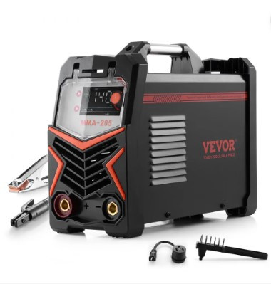 VEVOR MMA Welder, 205A 2-in-1 MMA Stick & Lift TIG Welding Machine (110V/220V Dual Voltage)
