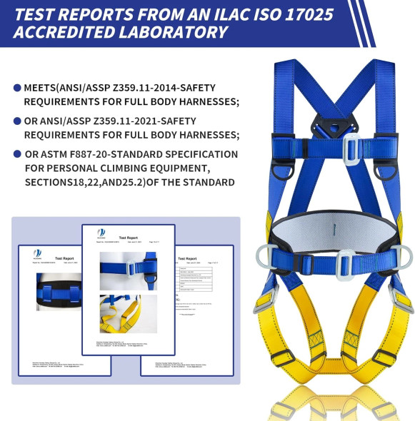 Safety Harness ANSI/ASSP Compliant