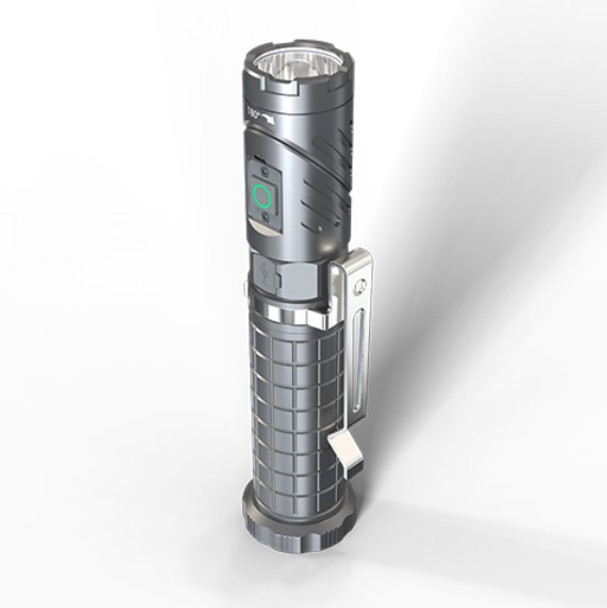 MAXXEON SearchPoint® PATROL 1500LM Swivel Head Rechargeable Flashlight
