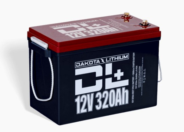 Dakota Lithium DL+ 12V 320Ah Dual Purpose Heated LiFePO4 Battery