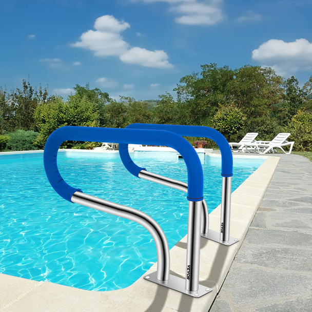 VEVOR 32" x 22.5" 304 Stainless Steel Pool Handrail