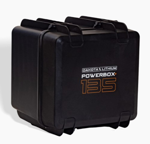 Dakota Lithium Powerbox+ 135 Waterproof Solar Generator, 12V 135Ah DL+ 1,000CCA Battery Included