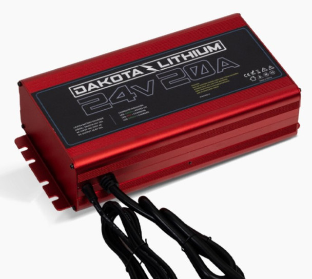 Dakota Lithium Ultra Fast 24V 20A Waterproof Dakota Lithium LiFePO4 Onboard Battery Charger