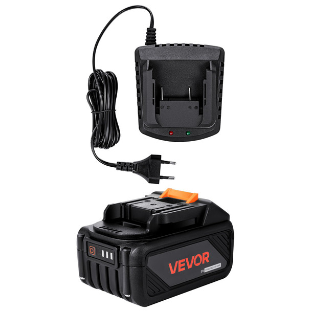 VEVOR 20V MAX Lithium-Ion Battery & Charger Combo (4.0 Ah)
