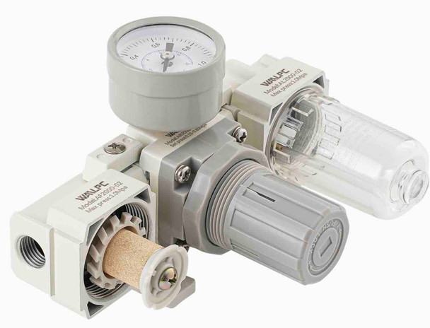 WAALPC AC2000-02 1/4" NPT Air Filter Regulator Lubricator