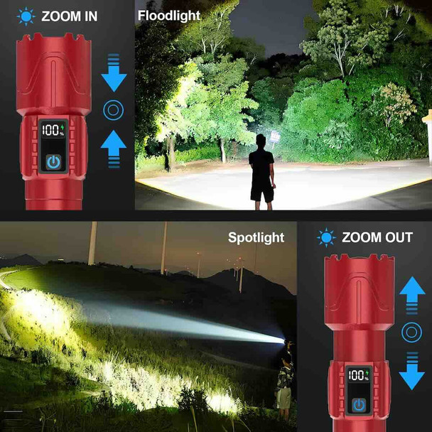 Rechargeable Tactical LED Flashlight Set