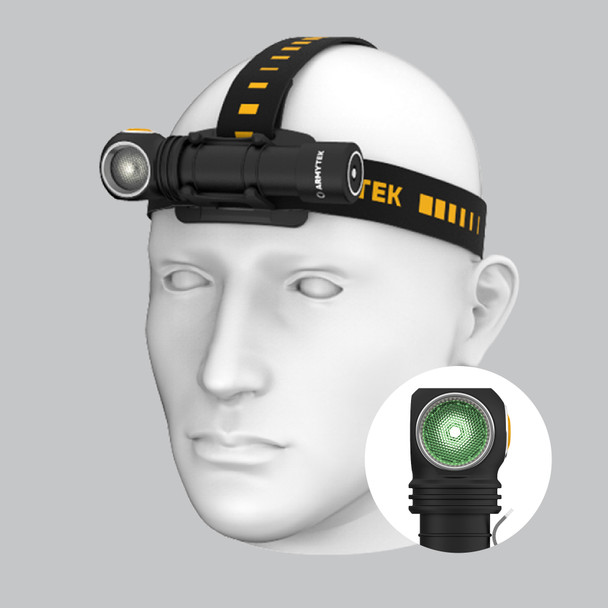 Armytek Wizard C2 WG Magnet USB Warm/Green Headlamp - Warm & Green, 1020/400 Lumens product image 1