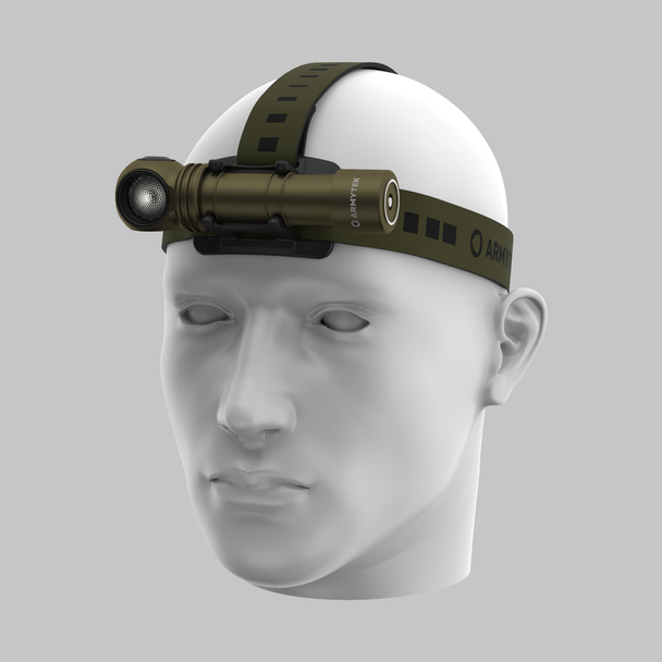 Armytek Wizard C2 Pro Olive Magnet USB Headlamp - White, 2500 Lumens product image 1