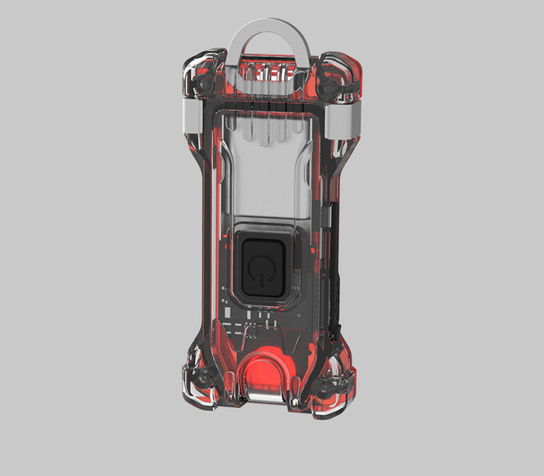 Armytek Zippy WR Extended Set Red Rechargeable Keychain Headlamp - White/Red, 120/30 Lumens product image 3