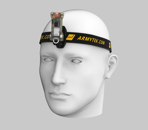 Armytek Zippy WR Extended Set Yellow Rechargeable Keychain Headlamp - White/Red, 120/30 Lumens product image 1