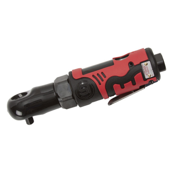 SHINANO 1/4" SQ DRIVE REAR EXHAUST PNEUMATIC (AIR) RATCHET WRENCH SI-1217EX 2