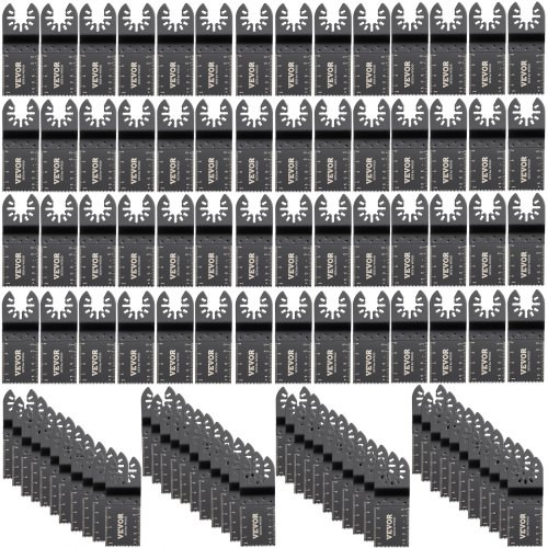 VEVOR 100PCS Oscillating Saw Blades for Wood, Plastic