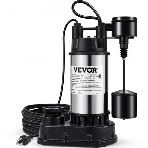 VEVOR 1.5 HP Submersible Sump Pump | Plumbing, Water Pumps, Sewage Pumps