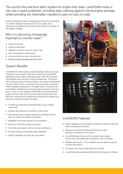 Parker LinerSCAN Cylinder Liner Monitor