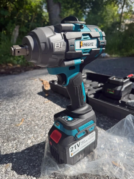 Enegyz-1200N 21V brushless cordless impact wrench front view