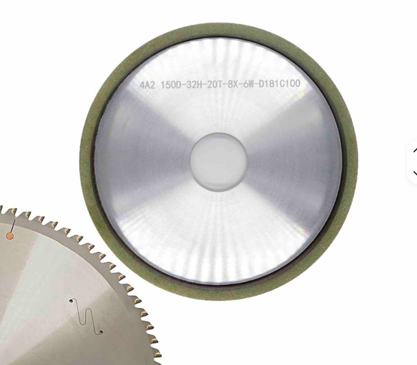 125mm × 32mm 4A2 Diamond Grinding Wheel for Circular Saw Blade Sharpeners