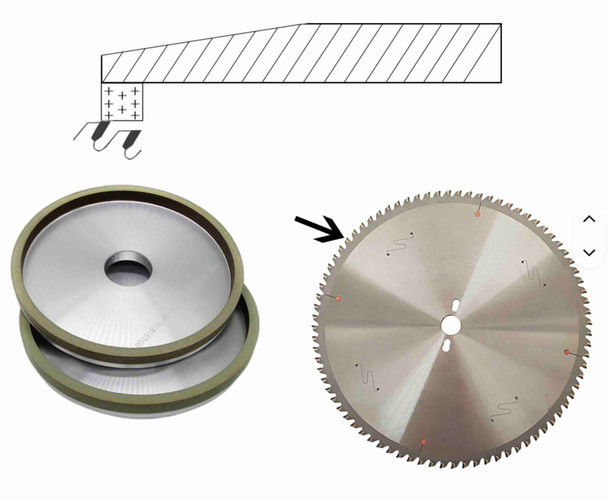 125mm × 32mm 4A2 Diamond Grinding Wheel for Circular Saw Blade Sharpeners