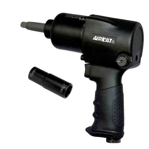 1/2" Impact Wrench with 2" Extended Anvil 800 ft-lb AIRCAT 1431-2
