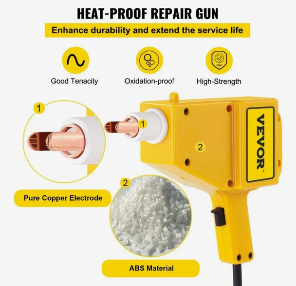 VEVOR Auto Body Dent Repair Kit Stud Welder Kit 800VA Stud Dent Puller Spot  for Auto Body Repairing