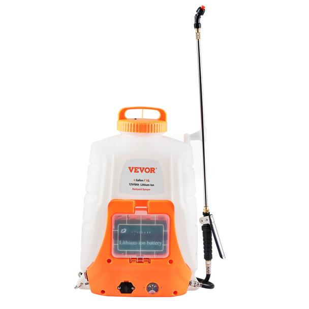 VEVOR 4 Gallon Battery Powered Backpack Sprayer |