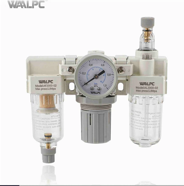 WAALPC AC2000-02D one-quarter inch NPT filter regulator lubricator with automatic drain