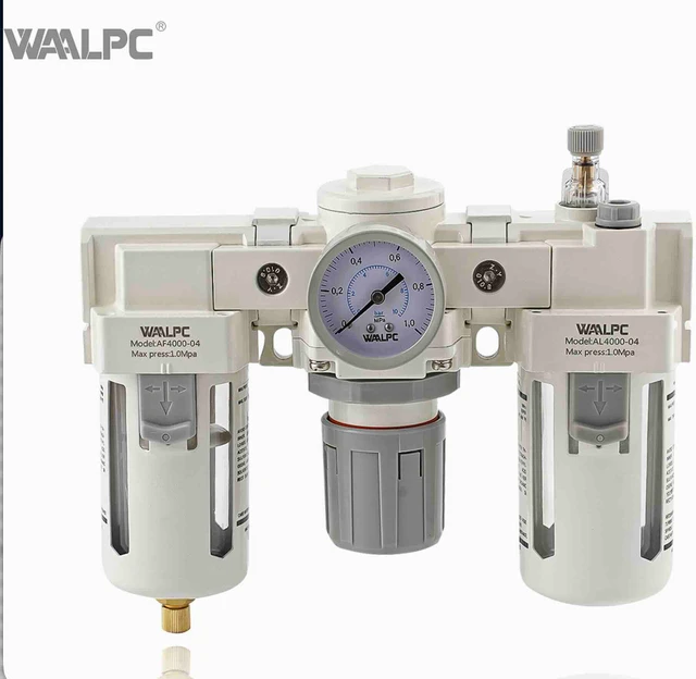 WAALPC AC4000-04 one-half inch NPT filter regulator lubricator for higher-flow air systems